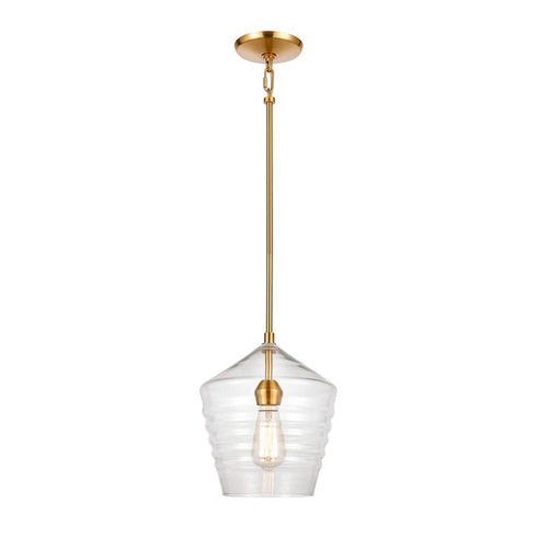 Elk Konis MINI PENDANT in Satin Brass Finish Model: 69255/1