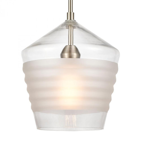 Elk Konis MINI PENDANT in Satin Nickel Finish Model: 69265/1