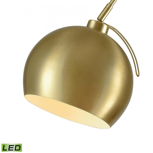 Elk Kopernikus 61 Inch High 1 Light Floor Lamp in Aged Brass Includes LED Bulb Model: D3363-LED