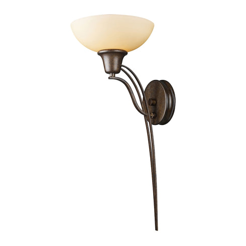 Elk Landmark 1 Light SCONCE in Dark Umber Finish Model: 61000-1