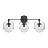 Elk Langford VANITY LIGHT in Matte Black Finish Model: 18432/3