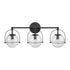 Elk Langford VANITY LIGHT in Matte Black Finish Model: 18432/3