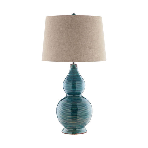 Elk Lara Table Lamp in Blue Finish Model: 99784