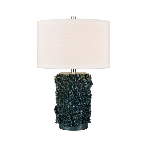 Elk Larkin 25 Inch High 1 Light Table Lamp in Green Glazed Model: H0019-11091