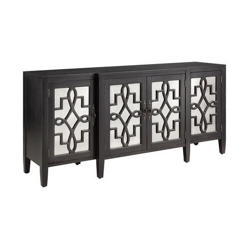 Elk Lawrence CABINET CREDENZA in Black Finish Model: 13184