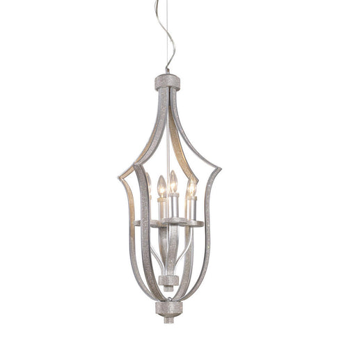 Elk Legacy 4 Light CHANDELIER in Silver Finish Model: 14028/4