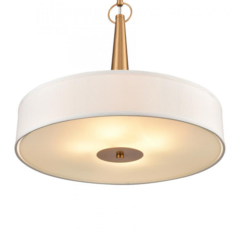 Elk Leo 22'' Wide 4 Light Pendant Brushed Gold Model: 89845/4