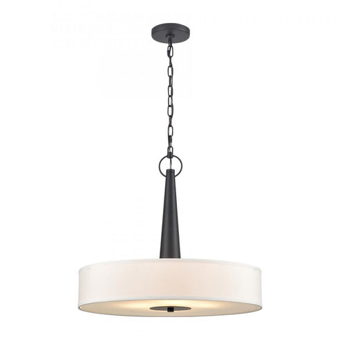 Elk Leo 22'' Wide 4 Light Pendant Matte Black Model: 89835/4