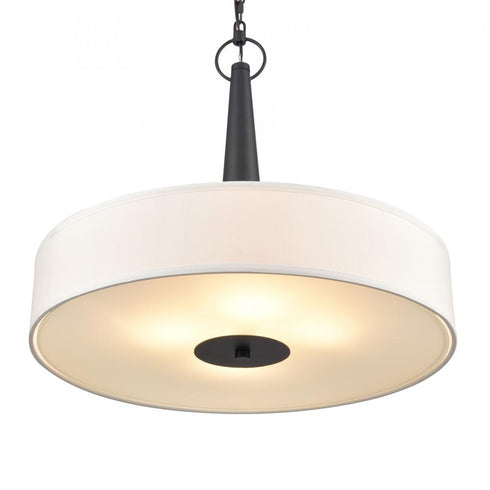 Elk Leo 22'' Wide 4 Light Pendant Matte Black Model: 89835/4