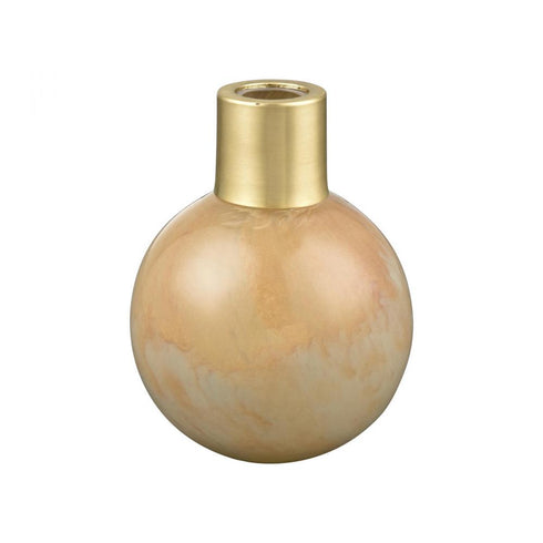 Elk Leona Vase Small (2 pack) (2 pack) in Ochre Finish Model: S0014-10104