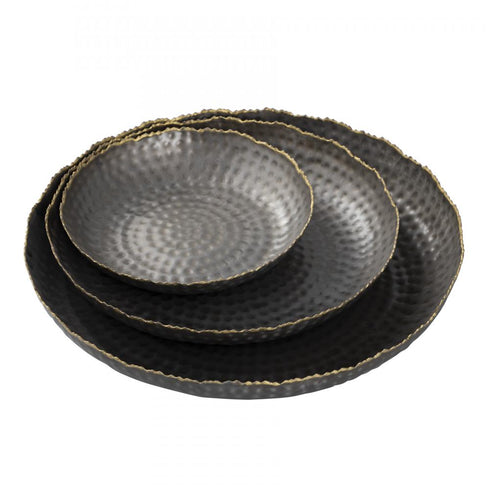 Elk Leonard BOWL TRAY (2 pack) (2 pack) in Bronze Finish Model: H0807-9246/S3