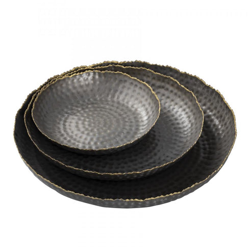 Elk Leonard BOWL TRAY (2 pack) (2 pack) in Bronze Finish Model: H0807-9246/S3
