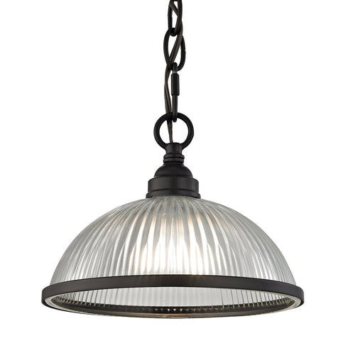 Elk Liberty Park 1 Light MINI PENDANT in Oil Rubbed Bronze Finish Model: 7661PS/10