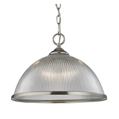 Elk Liberty Park 1 Light PENDANT in Brushed Nickel Finish Model: 7691PL/20