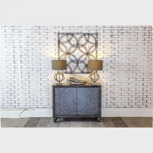 Elk Lichfield Table Lamp in Pewter Finish Model: 99616