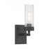 Elk Lida 12 Inch High 1 Light Sconce in Matte Black Model: 2611-MB-CL