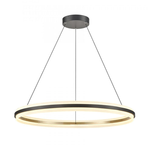 Elk Light Ring 33 Inch Wide LED Pendant in Matte Black Model: 85045/LED