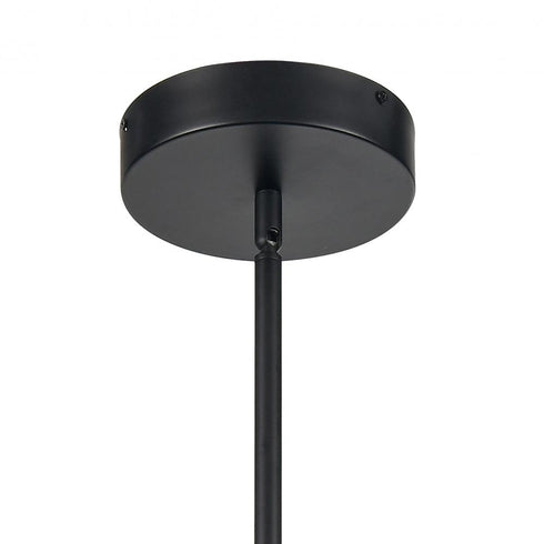Elk Light Streak 48.5 Inch Wide 8 Light Chandelier in Matte Black Model: 85037/LED