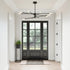 Elk Light Streak 55.5 Inch Wide 10 Light Chandelier in Matte Black Model: 85038/LED