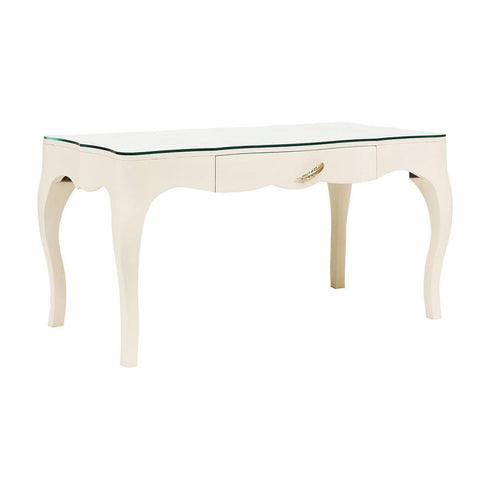 Elk Lightly CONSOLE TABLE DESK indian White Finish Model: 7119002