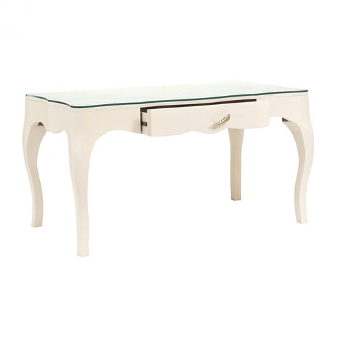Elk Lightly CONSOLE TABLE DESK indian White Finish Model: 7119002