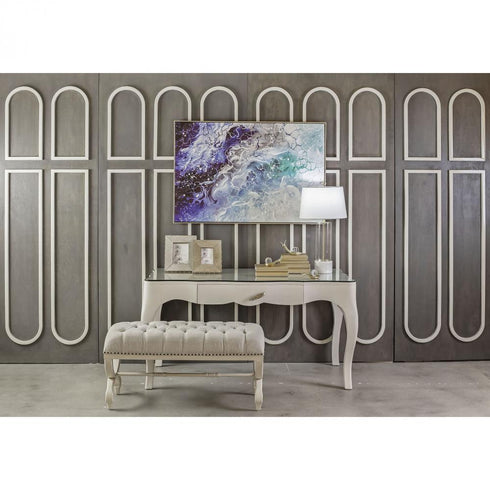 Elk Lightly CONSOLE TABLE DESK indian White Finish Model: 7119002