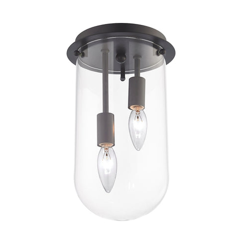 Elk Lightway 2 Light FLUSH MOUNT in Oil Rubbed Bronze Finish Model: 14371/2