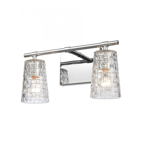 Elk Lightweave 15 Inch Wide 2 Light Vanity Light in Polished Nickel Model: 82181/2
