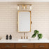 Elk Lightweave 22 Inch Wide 3 Light Vanity Light in Satin Brass Model: 82172/3