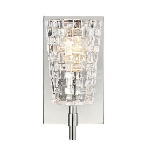 Elk Lightweave 4.75 Inch Wide 1 Light Vanity Light in Polished Nickel Model: 82180/1