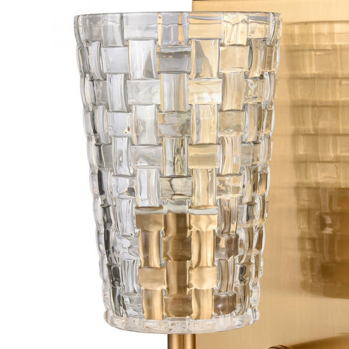 Elk Lightweave 4.75 Inch Wide 1 Light Vanity Light in Satin Brass Model: 82170/1