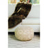 Elk Lilou PILLOW RUG TEXTILE POUF in Cream Finish Model: 920004
