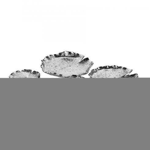 Elk Lilypad Bowl Set of 4 in Silver Model: H0017-10429/S4