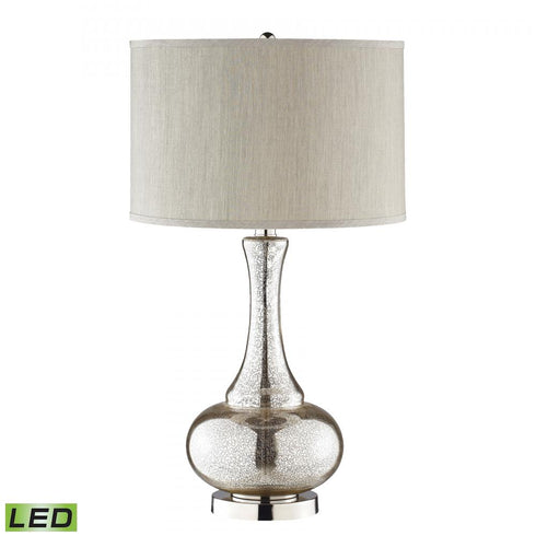 Elk Linore 28 Inch High 1 Light Table Lamp Gold Includes LED Bulb in Antique Mercury Finish Model: 98876-LED