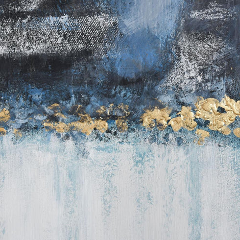 Elk Living Blues WALL ART in Blue Finish Model: S0016-8136