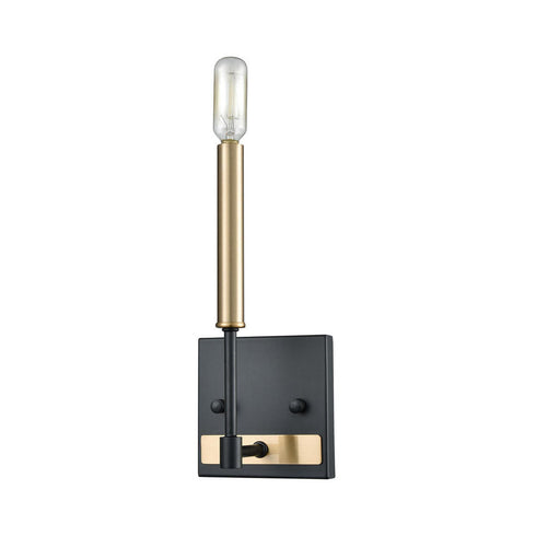 Elk Livingston VANITY LIGHT in Matte Black Finish Model: 15273/1
