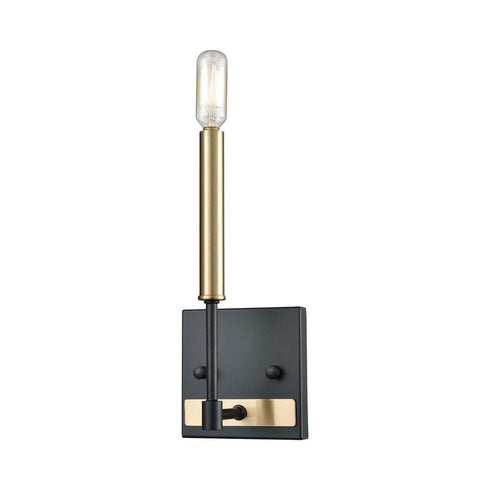 Elk Livingston VANITY LIGHT in Matte Black Finish Model: 15273/1