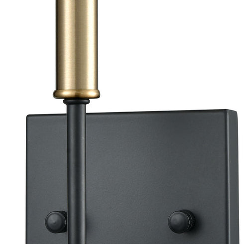 Elk Livingston VANITY LIGHT in Matte Black Finish Model: 15273/1