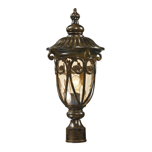 Elk Logansport POST MOUNT in Hazelnut Bronze Finish Model: 45073/1