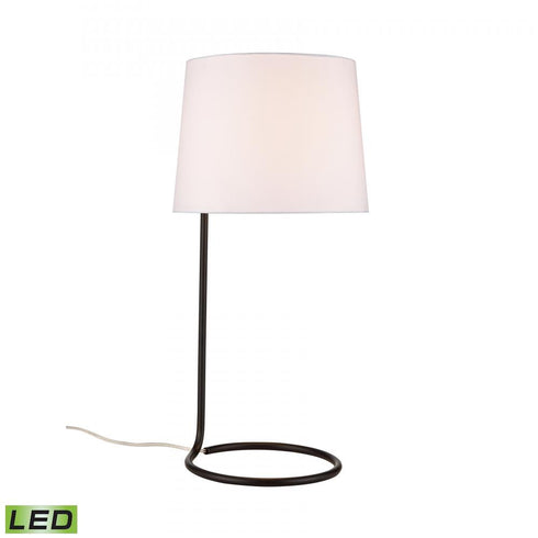 Elk Loophole 29 Inch High 1 Light Table Lamp in Oiled Bronze Includes LED Bulb Model: H0019-9581-LED