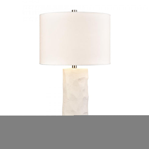Elk Lore 29 Inch High 1 Light Table Lamp in Plaster White Model: H0019-11079