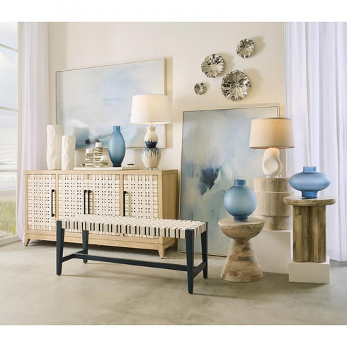 Elk Lore Vase Small in White Finish Model: H0017-10419