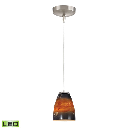 Elk Low Voltage 1 Light MINI PENDANT in Brown Finish Model: PF1000/1-LED-BN-US
