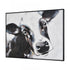 Elk Lucy the Cow WALL ART in White Finish Model: S0016-8146