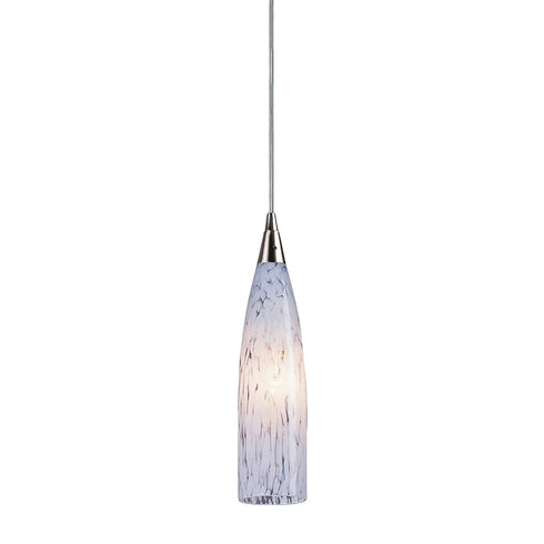 Elk Lungo MINI PENDANT in Satin Nickel Finish Model: 501-1SW