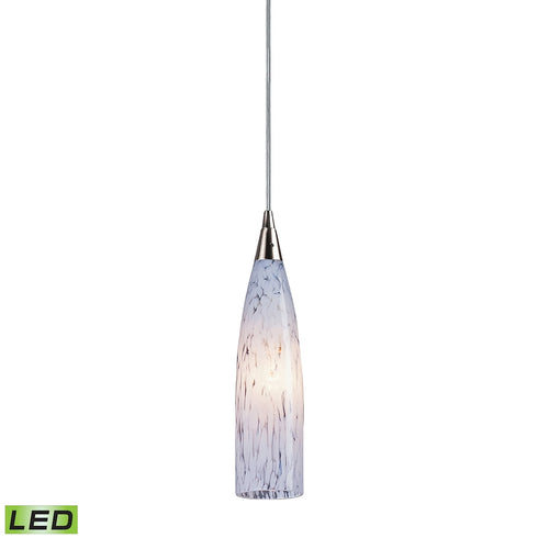 Elk Lungo MINI PENDANT in Satin Nickel Finish Model: 501-1SW-LED