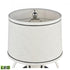 Elk Luxor Gardens 18 Inch High 1 Light Table Lamp in White Includes LED Bulb Model: H0019-7995-LED