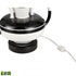 Elk Luxor Gardens 18 Inch High 1 Light Table Lamp in White Includes LED Bulb Model: H0019-7995-LED