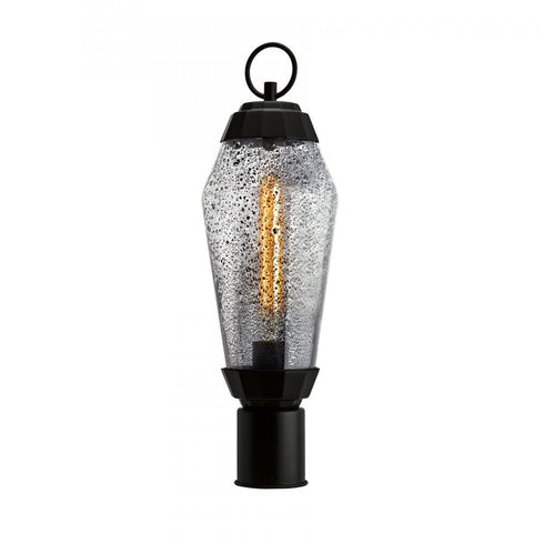 Elk Lyrids 20 Inch High 1 Light Outdoor Post Light in Matte Black Model: 1267-MB-IG