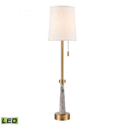 Elk Magda 34 Inch High 1 Light Buffet Lamp Includes LED Bulb in Gray Finish Model: D4682-LED